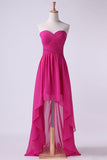 2024 Asymmetrical Prom Dresses Sweetheart PQQ483D3