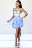 2024 Stunning Homecoming Dresses Sweetheart A Line Short/Mini With Beads PQPBX8ZF