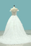 2024 Wedding Dresses Off The Shoulder A Line Tulle PJ5GNJY2