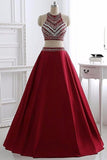 2024 Prom Dresses A-Line Scoop Floor-Length P576D1CZ