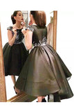 2024 Prom Dresses Scoop Beaded Bodice Satin PXJ5XZ3B