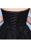 2024 New Arrival Homecoming Dresses Sweetheart Tulle With Applique PXJLK3LZ