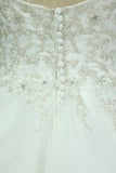 2024 Sweetheart Wedding Dresses A Line Organza PRXXHNLF