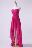 2024 Asymmetrical Prom Dresses Sweetheart PQQ483D3