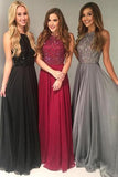 Charming New Crystal Sweep Train Prom Dress Long Prom Dress Prom Dresses