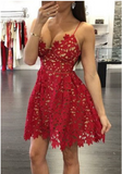 Lace Unique Homecoming Dress Graduation Dress Prom Dress for Teens