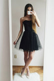 Elegant Sleeveless A-line With Sequins Homecoming Dresses