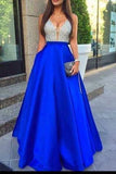 Royal Blue Prom Dress Elegant Prom Dress Long Prom