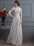 A-Line/Princess One-Shoulder Sleeveless Beading Long Chiffon Mother of the Bride Dresses TPP0007167