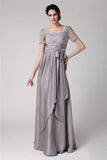 Sheath/Column Square Beading Applique Elastic Woven Satin Mother of the Bride Dresses TPP0007253