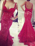 Trumpet/Mermaid Lace V-neck Beading Sleeveless Sweep/Brush Train Plus Size Dresses TPP0003897