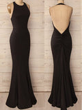 Trumpet/Mermaid Halter Sleeveless Floor-Length Spandex Dresses TPP0001866