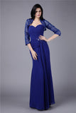 Sheath/Column Sweetheart Beading Applique Chiffon Mother of the Bride Dresses TPP0007450