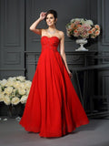 A-Line/Princess Sweetheart Beading Sleeveless Long Chiffon Mother of the Bride Dresses TPP0007359