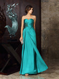 Sheath/Column Sweetheart Beading Sleeveless Applique Long Chiffon Mother of the Bride Dresses TPP0007044