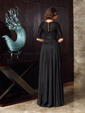 A-Line/Princess Sweetheart Applique Sleeveless Long Taffeta Mother of the Bride Dresses TPP0007383