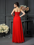 A-Line/Princess Sweetheart Beading Sleeveless Long Chiffon Mother of the Bride Dresses TPP0007359