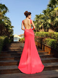 Trumpet/Mermaid Bateau Sleeveless Long Spandex Dresses TPP0002500