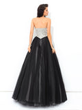 Ball Gown Sweetheart Paillette Sleeveless Long Net Quinceanera Dresses TPP0002917