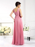 A-Line/Princess Sweetheart Pleats Sleeveless Long Chiffon Mother of the Bride Dresses TPP0007172