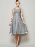 A-Line/Princess Straps Sleeveless Pleats Short Chiffon Bridesmaid Dresses TPP0005093