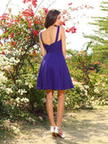 A-Line/Princess V-neck Beading Sleeveless Short Chiffon Bridesmaid Dresses TPP0005482