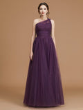 A-Line/Princess Bateau Sleeveless Short/Mini Lace Chiffon Bridesmaid Dresses