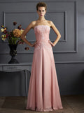 A-Line/Princess Sweetheart Sleeveless Applique Long Chiffon Mother of the Bride Dresses TPP0007226