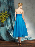 A-Line/Princess Strapless Applique Sleeveless Short Organza Mother of the Bride Dresses TPP0007270