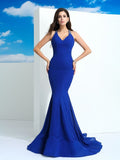 Sheath/Column Straps Beading Sleeveless Long Chiffon Dresses TPP0002008