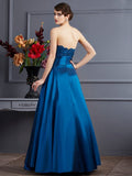 A-Line/Princess Sweetheart Sleeveless Applique Long Taffeta Mother of the Bride Dresses TPP0007448