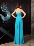 Sheath/Column Sweetheart Beading Sleeveless Long Chiffon Mother of the Bride Dresses TPP0007342