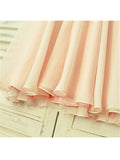 A-line/Princess Spaghetti Straps Sleeveless Ruffles Tea-Length Chiffon Flower Girl Dresses TPP0007657