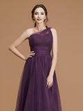 A-Line/Princess Bateau Sleeveless Short/Mini Lace Chiffon Bridesmaid Dresses