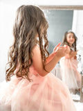 A-Line/Princess Tulle Beading Scoop Sleeveless Tea-Length Flower Girl Dresses TPP0007469