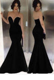 Pd262 Strapless Prom Dress Mermaid Prom Dress Sexy Prom Dress Satin Prom